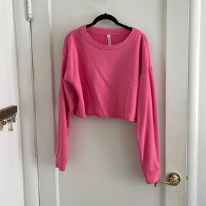 Cropped alo yoga sweatshirt